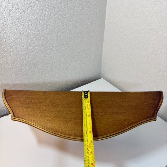 Vtg Dart Ind. Wall Shelf #3056 Gold Ornate Hollywood Regency MCM Roses Gilt USA - Picture 10 of 16